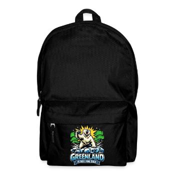 Le Groenland n’est pas à vendre. Cadeau politique drôle. - Sac à dos - noir - Devant