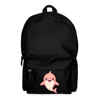 Bébé Dauphin Rose - Sac à dos - noir - Devant