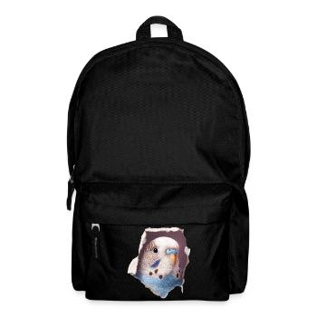 Perruche ondulée - Sac à dos - noir - Devant