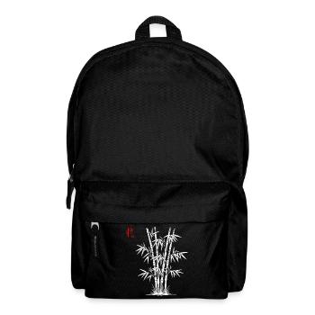 Bambus Asiatisch - Rucksack - Schwarz - Vorne