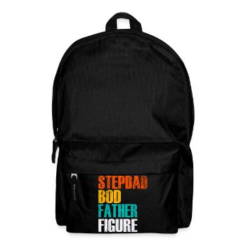 Stepdad Bod Father Figure Gradient - Backpack - black - Front
