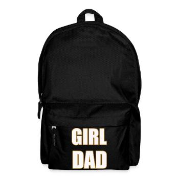 Papa fille Fier Père de Filles Chemise - Sac à dos - noir - Devant