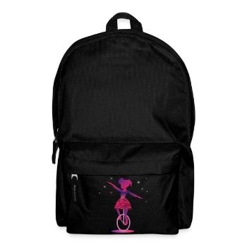 Einrad | Unicycling Freestyle - Rucksack - Schwarz - Vorne