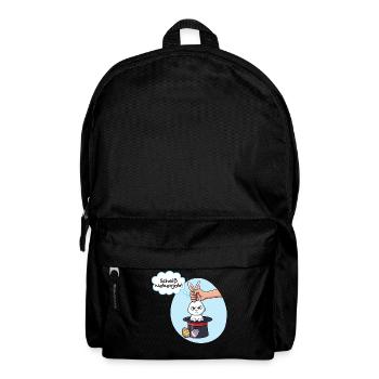 Osterhase hasst seinen Nebenjob - Rucksack - Schwarz - Vorne