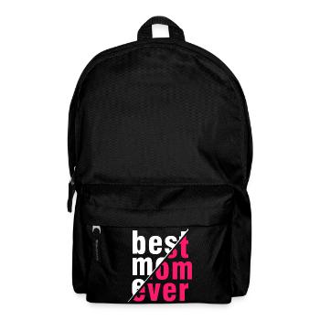 Meilleure chemise de maman de tous les temps – cadeau parfait - Sac à dos - noir - Devant