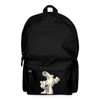 Polar Bear Handstand Somersault North Pole Gymnastics - Backpack - black - Front