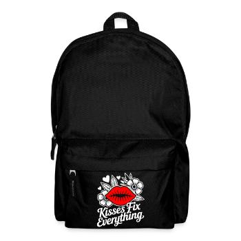Kisses heal everything - Backpack - black - Front