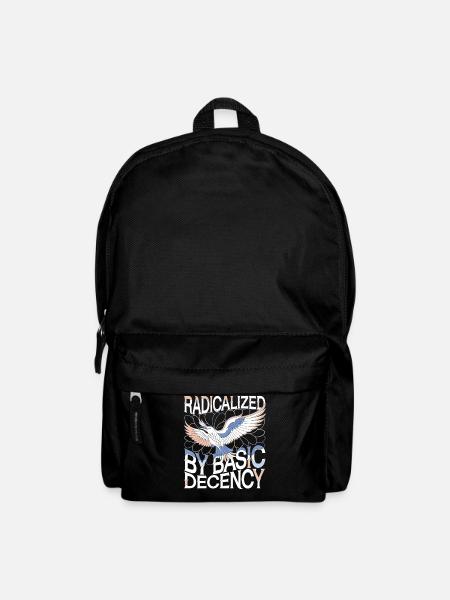Radicalized by Basic Decency Statement Kunst - Rucksack - Schwarz