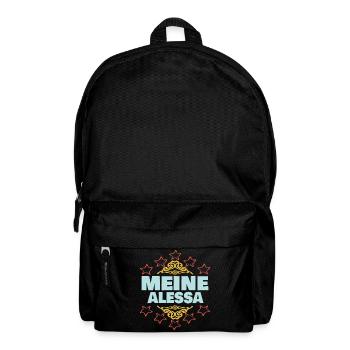 Ehefrau Alessa - Rucksack - Schwarz - Vorne