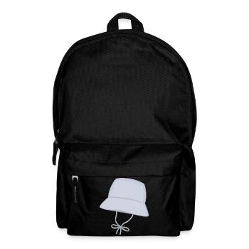Chapeau à seau pastel avec sangle de menton - Sac à dos - noir - Devant