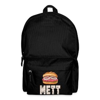 Mett Rolls Fan METT Breakfast Snack Mettigel - Backpack - black - Front