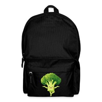 Kawaii Brokkoli Yoga Charme - Rucksack - Schwarz - Vorne
