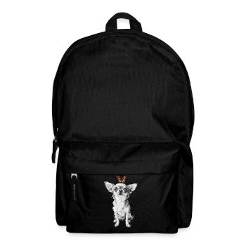 Chihuahua Butterfly Street Art Motif - Backpack - black - Front