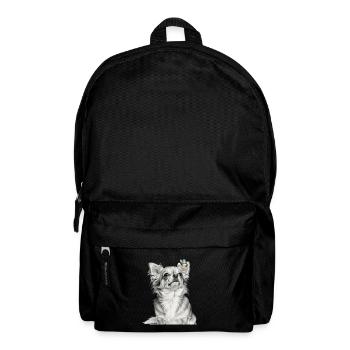 Chihuahua mit Schmetterling Hund Motiv - Rucksack - Schwarz - Vorne