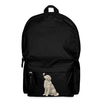 Golden Retriever Geschenk für Hundefans - Rucksack - Schwarz - Vorne