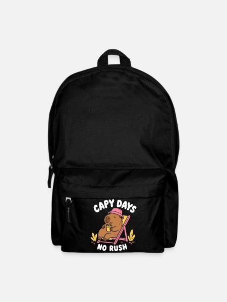 Capy Days No Rush Capybara - Rucksack - Schwarz