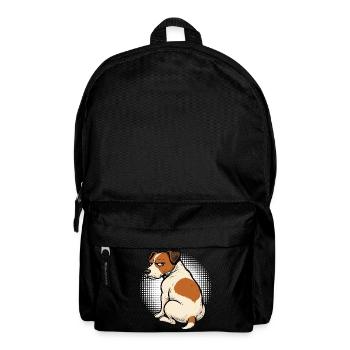 Jack Russel terrier Jack russel Besitzer Jacky - Rucksack - Schwarz - Vorne
