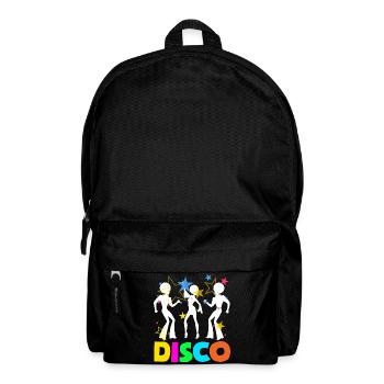 Retro Back to the 80s Vintage Design - Rucksack - Schwarz - Vorne