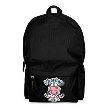 Krankenschwester Spruch lustig – Kawaii Pflege - Rucksack - Schwarz - Vorne