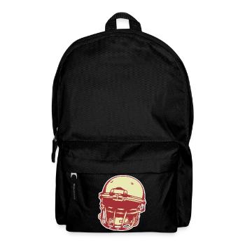 American Football Helmet - Backpack - black - Front