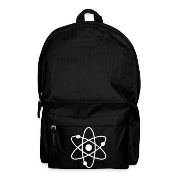 Atom Model Line Art - Backpack - black - Front