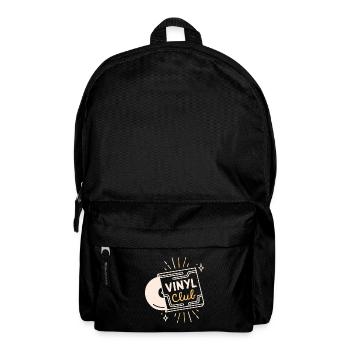 Vinyl-Club-Plattenliebhaber analoge Musik - Rucksack - Schwarz - Vorne