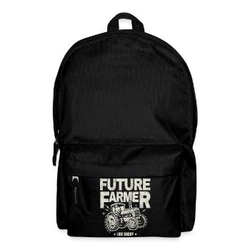 Zukünftiger Farmer Baby Tractor Vintage Dad - Rucksack - Schwarz - Vorne
