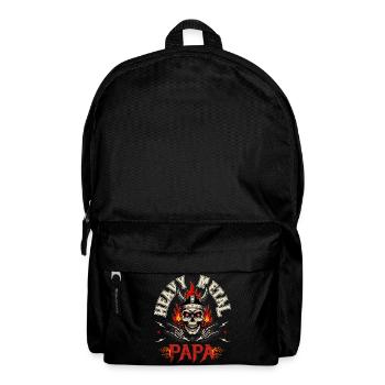 Dad Metalhead Gift Heavy Metal Rock Dad - Backpack - black - Front