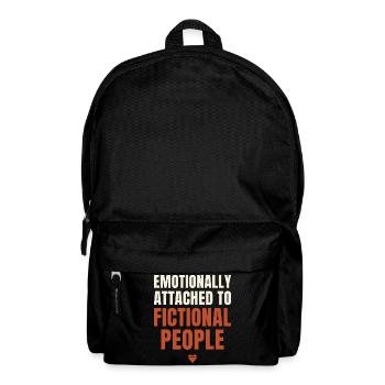 Emotionally Attached Fictional People - Backpack - black - Front