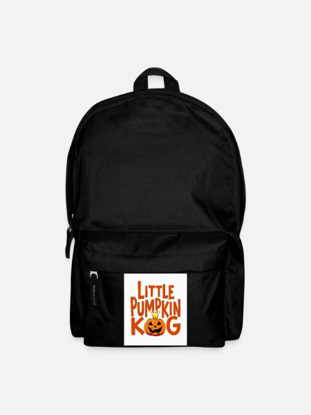 Kleiner Kürbiskönig Halloween-Design - Rucksack - Schwarz