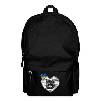 UKRAINE Cherson waschbär "the cherson raccoon" - Rucksack - Schwarz - Vorne