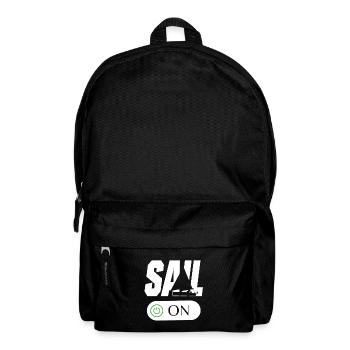 Segeln Boot Segler Segelsport Schiff Segelboot - Rucksack - Schwarz - Vorne