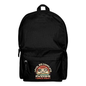 20. Geburtstag Gamer Jahrgang 2004 geboren - Rucksack - Schwarz - Vorne