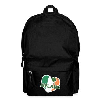 I Love Ireland Flag Graphique - Sac à dos - noir - Devant