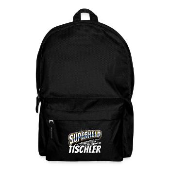 Superheld, clever getarnt als Tischler - Rucksack - Schwarz - Vorne