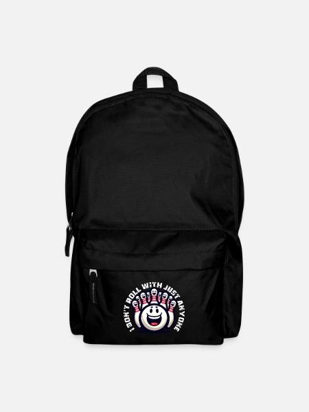I DON'T ROLL WITH JUST ANYONE - Backpack - black