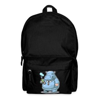Vaping Hippo - Backpack - black - Front
