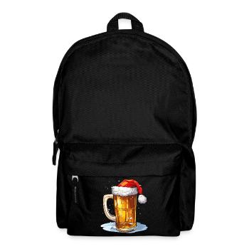 Weihnachten Bier Weihnachtsbier Prost Lustig Humor - Rucksack - Schwarz - Vorne