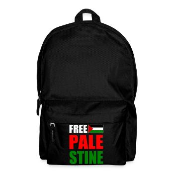 Free palestine - Rucksack - Schwarz - Vorne