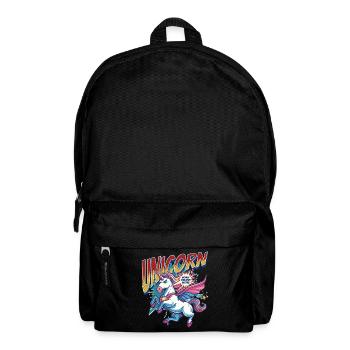 Licorne super-héros superpouvoirs bande dessinée surnaturelle - Sac à dos - noir - Devant