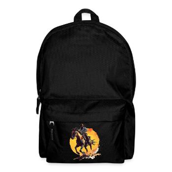 Cowboy Pferd Wild West Western Reiten Wildnis USA - Rucksack - Schwarz - Vorne