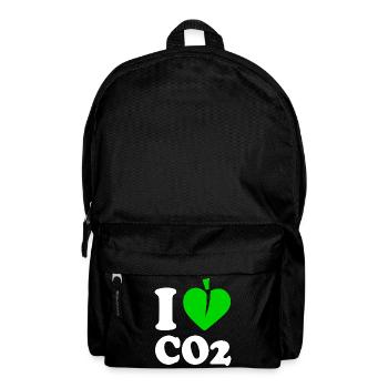 I love co2 - Backpack - black - Front
