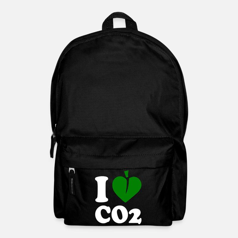 I love co2 - Rucksack - Schwarz