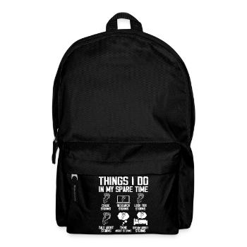 Storm Chaser Tornado Chasing Funny Twister Chasers - Backpack - black - Front