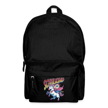 Schoolchild 2025 Unicorn Superhero School Enrollment - Backpack - black - Front