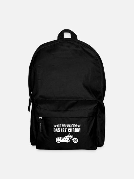 Motorrad - Rucksack - Schwarz
