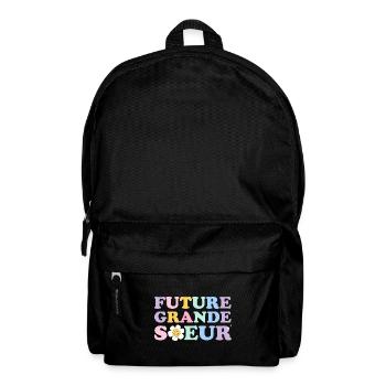 Future grande soeur annonce naissance groovy - Sac à dos - noir - Devant