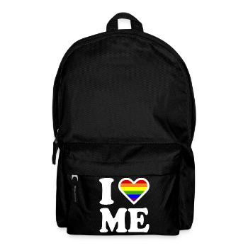 I love me - Rucksack - Schwarz - Vorne