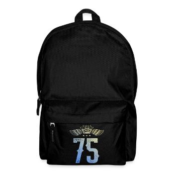 75 Zahl Krone - Rucksack - Schwarz - Vorne