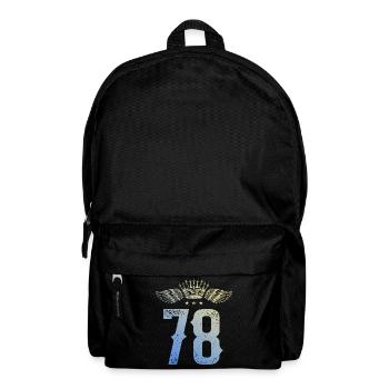 78 Number crown - Backpack - black - Front